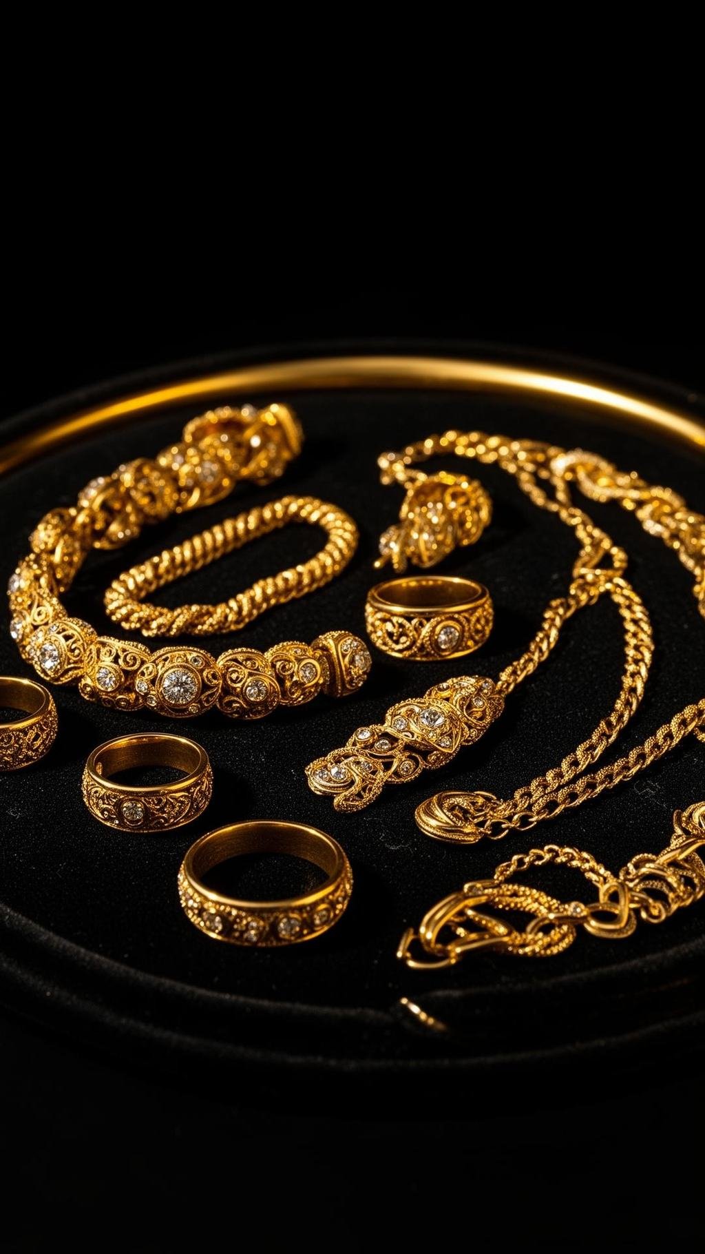 YSNNOIR Gold Style accessory collection cover