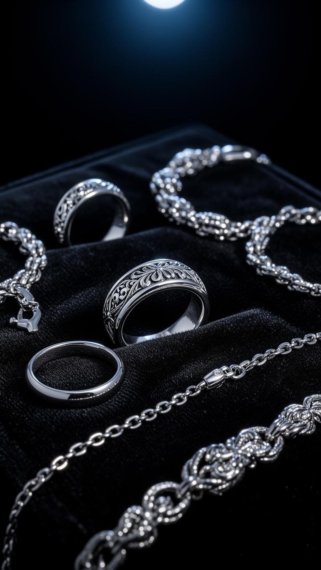YSNNOIR Silver Style accessory collection cover