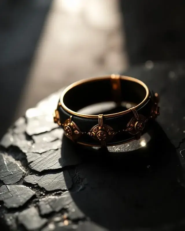 YSNNOIR featured luxury accessories piece 3 — black and gold collection